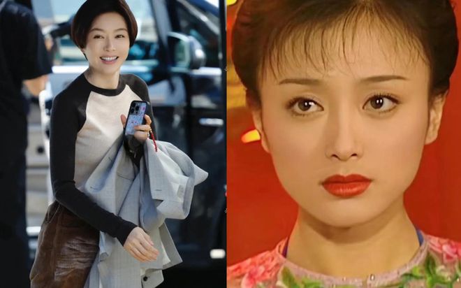 晓庆！近照引网友热议：医美过度？j9九游会入口45岁秦岚竟撞脸刘(图3)